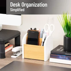 Mind Reader 3-Compartment Desktop Organizer, 5