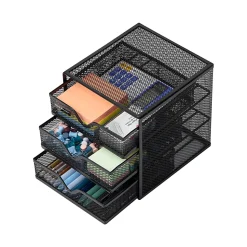 Mind Reader 3-Drawer Accessory Storage Desktop Organizer, 6-1/2