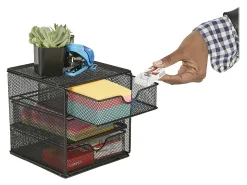 Mind Reader 3-Drawer Accessory Storage Desktop Organizer, 6-1/2