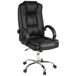 Mind Reader Ergonomic Faux Leather High-Back Executive Office Chair, 45-49