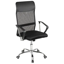 Mind Reader Ergonomic Mesh High-Back Swivel Executive Office Desk Chair, 42 1/2-47"H, Black