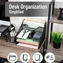 Mind Reader File Organizer Desk Organizer Storage Paper Tray, 9-1/2