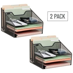 Mind Reader File Organizer Desk Organizer Storage Paper Tray, 9-1/2