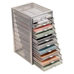 Mind Reader File Storage Drawers Multi-Purpose Desk Organizer, 21-1/4