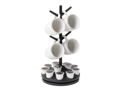 Mind Reader 5 Gallon Water Jug Stand Metal 3 Tier Water Cooler Stand, 28-3/4"H x 13 1/2"W x 13 1/2"D, Silver