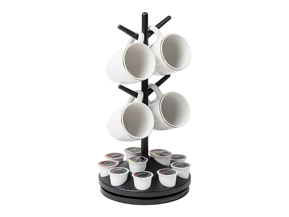 Mind Reader 5 Gallon Water Jug Stand Metal 3 Tier Water Cooler Stand, 28-3/4"H x 13 1/2"W x 13 1/2"D, Silver