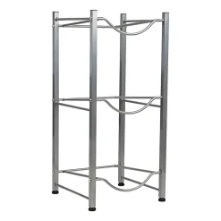 Mind Reader 5 Gallon Water Jug Stand Metal 3 Tier Water Cooler Stand, 28-3/4
