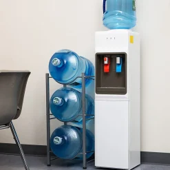 Mind Reader 5 Gallon Water Jug Stand Metal 3 Tier Water Cooler Stand, 28-3/4