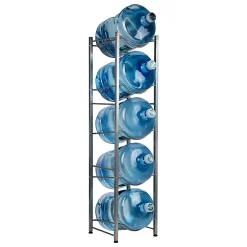 Mind Reader Heavy Duty 5-Tier Water Jug Stand, Metal, 54