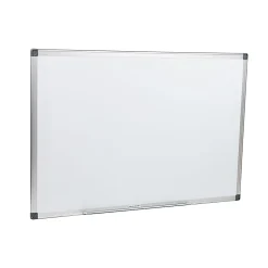Mind Reader Magnetic Dry Erase White Board Wall Mount Eraser Marker Shelf, 1/2"H x 23-1/2"W x 35-1/2"L, White