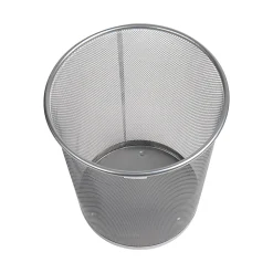 Mind Reader Metal Mesh Trash Can 4.4 Gallon Waste Paper Basket, 13-3/4