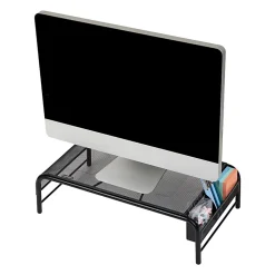 Mind Reader Monitor Stand 2 Side Storage Compartment, 5-1/2