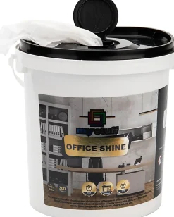 Mind Reader My Stuff All-Purpose Office Disinfecting Wipes, Fresh Orchid Scent, Tub Of 300 Wipes