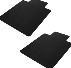 Mind Reader Office Chair Mat for Hardwood Floors PVC Under Desk Floor Protector, 0.125” H x 35-1/2