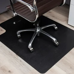 Mind Reader Office Chair Mat for Hardwood Floors PVC Under Desk Floor Protector, 0.125” H x 35-1/2