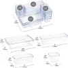 Mind Reader 25-Piece Drawer Organizer Set, Clear