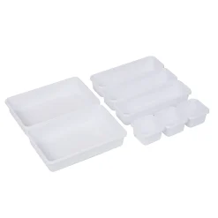 Mind Reader 8-Piece Interlocking Multi-Purpose Storage Organizer, 3-37/50