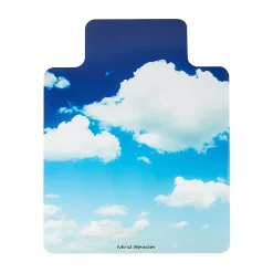 Mind Reader Polycarbonate Office Chair Mat For Hard Floor, 47-1/4