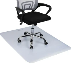 Mind Reader PVC Office Chair Mat For Hard Floor, 35-1/4”W x 47”D, Clear