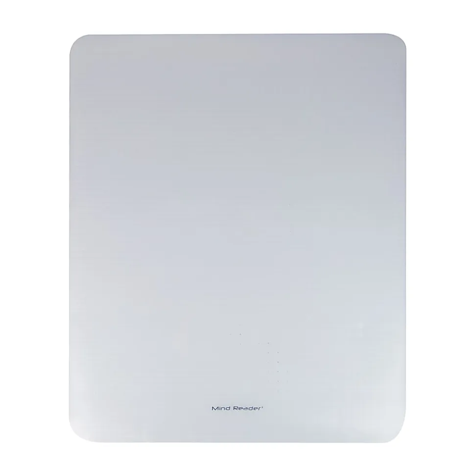 Mind Reader PVC Office Chair Mat For Hard Floor, 35-1/4”W x 47”D, Clear