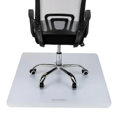 Mind Reader PVC Office Chair Mat For Hard Floor, 35-1/4”W x 47”D, Clear