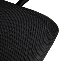 Mind Reader Swivel Office Chair with Wheels, Plastic/Mesh, Black