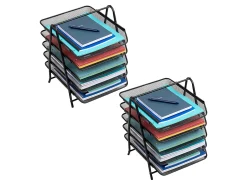 Mind Reader 3-Tier Paper Tray Desktop Organizer, File Storage, 10