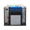 Mind Reader Vertical File Storage Basket, 10”H x 5-1/2”W x 12-1/4”D, Black