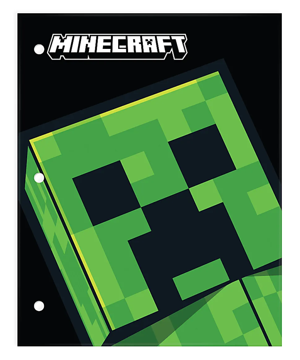 Minecraft 2-Pocket Paper Folder, 11.75" x 9.5"