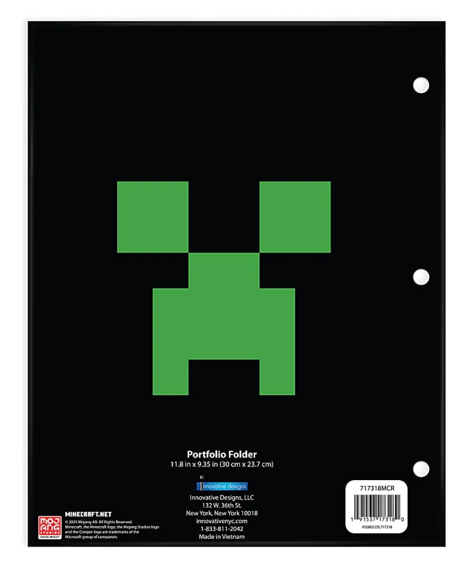Minecraft 2-Pocket Paper Folder, 11.75" x 9.5"