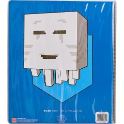 Minecraft 3-Ring Licensed 1 Inch Vinyl Binder, 11.5