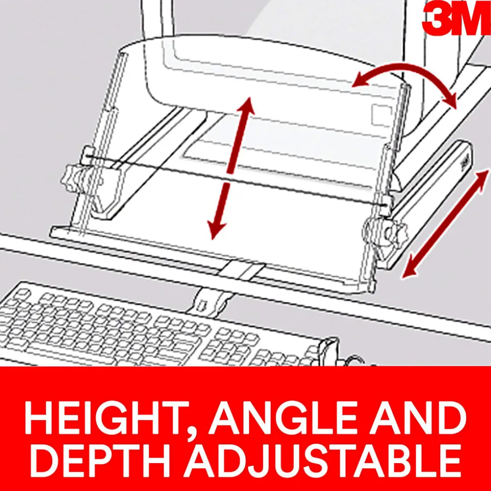 3M™ In-Line Adjustable Document Holder