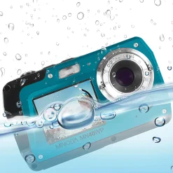 Minolta MN40WP 48.0-Megapixel Waterproof Digital Camera, Blue
