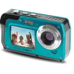 Minolta MN40WP 48.0-Megapixel Waterproof Digital Camera, Blue