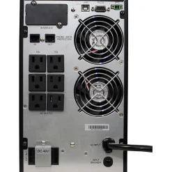 Minuteman 1500 VA On-Line Tower UPS With 6 0utlets, EC1500LCD