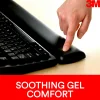 3M™ Large Gel Wrist Rest For Keyboards, 19"H x 0.8"W x 2.8"D, Black