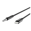 3.5 mm Audio Cable With Lightning Connector 6 Ft, Black