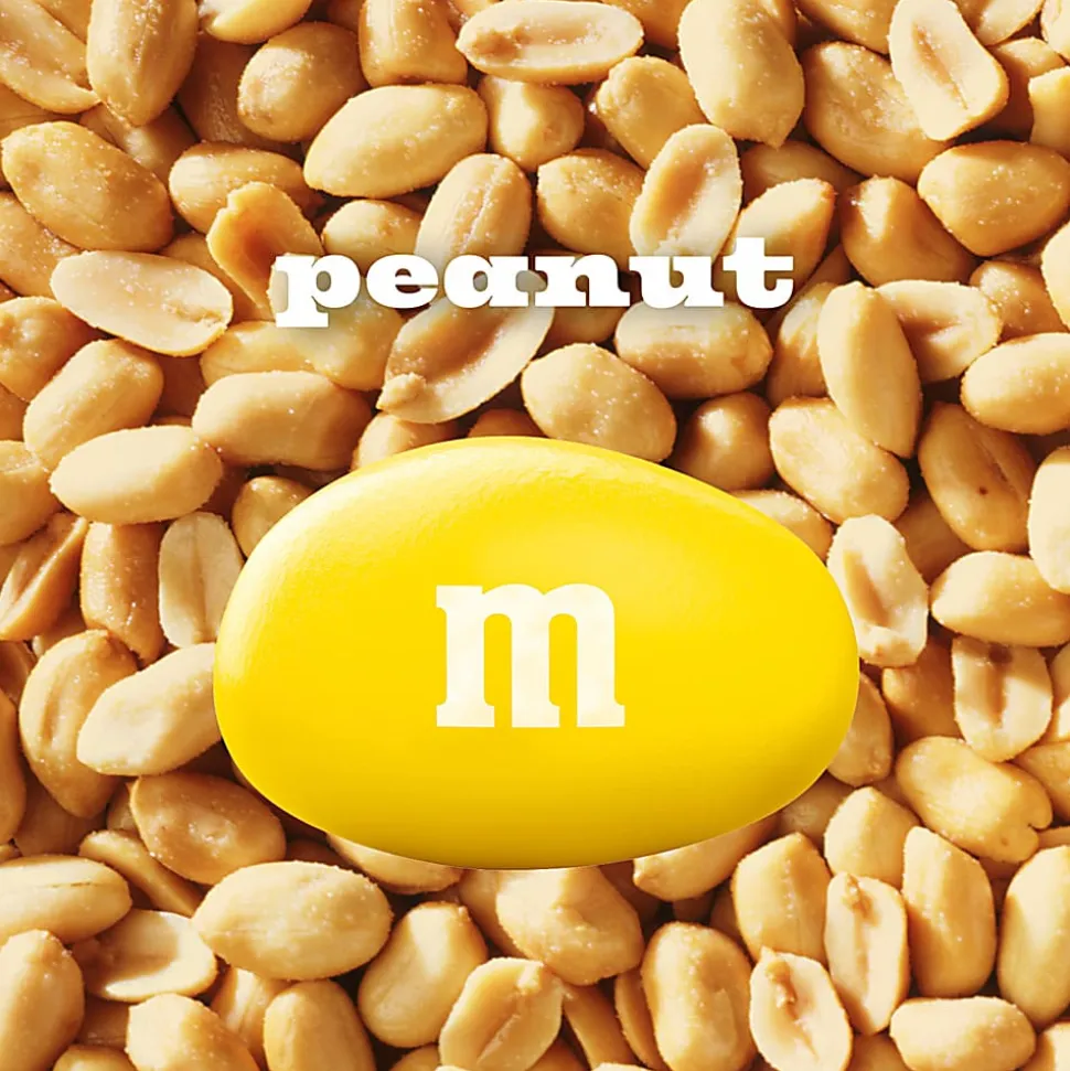 M&M's® Milk Chocolate Peanut Candies Jar, 62 Oz
