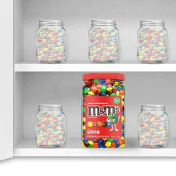 M&M's Peanut Butter Milk Chocolate Candy Jar, 55 Oz