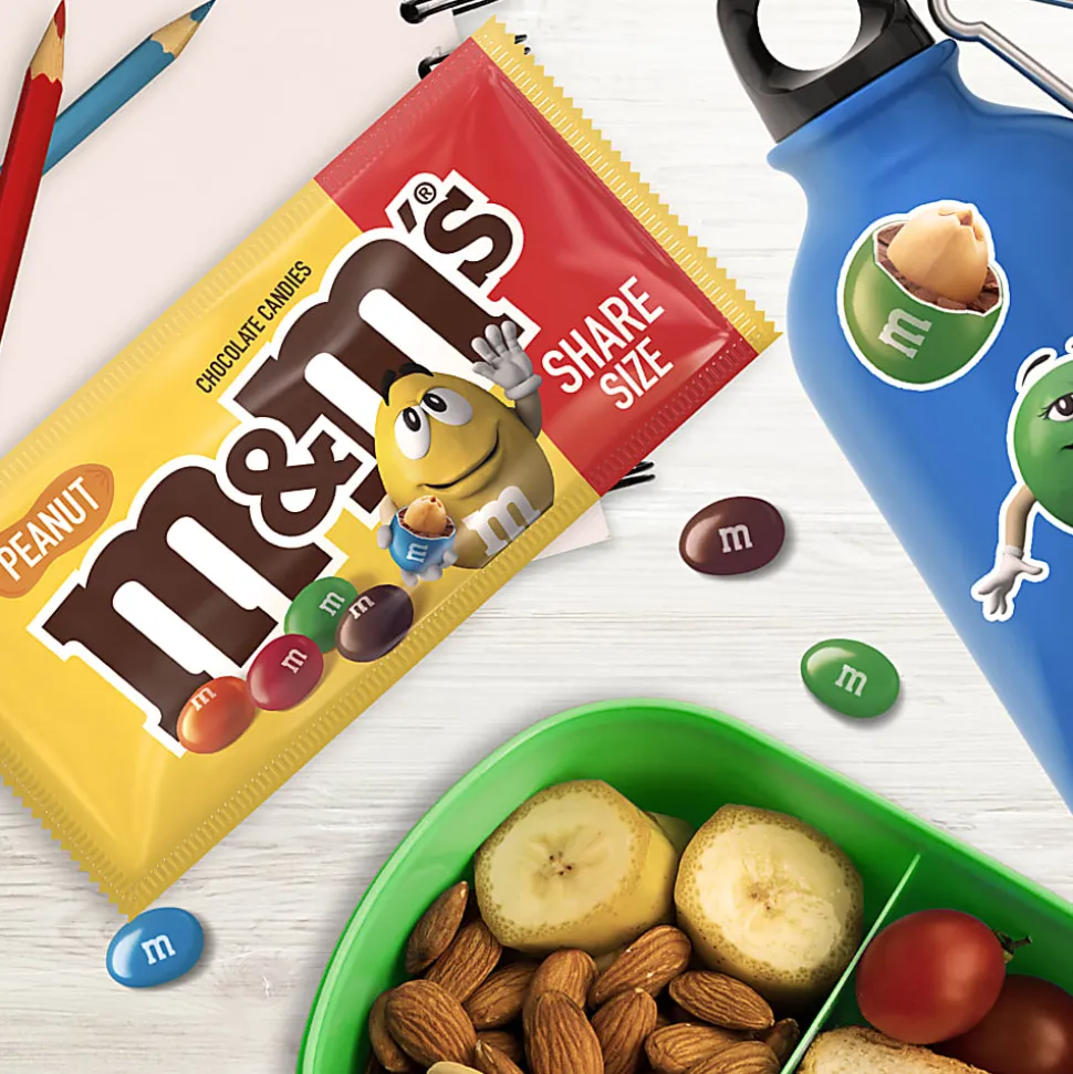 M&M's® Peanut Chocolate Candies, 3 Oz Bag