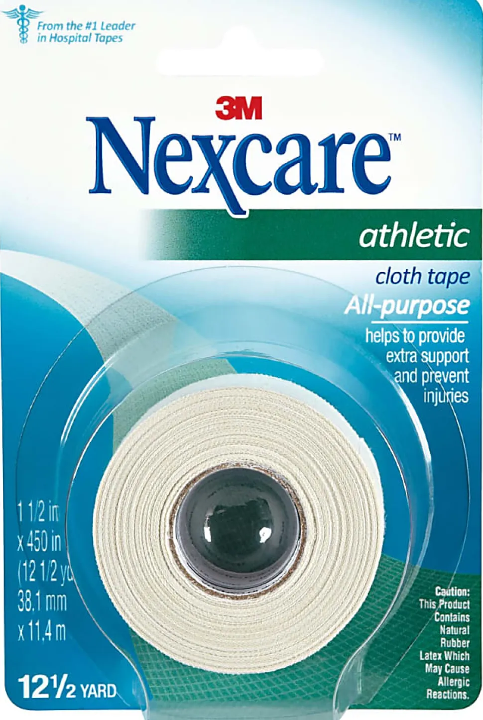 3M™ Nexcare™ Athletic Cloth Tape, 1 1/2" x 10 Yd.