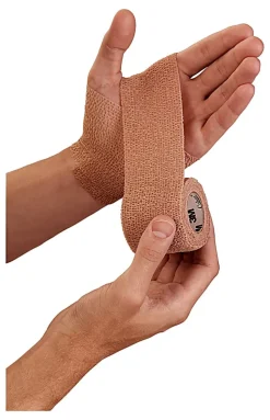 3M™ Nexcare™ Coban™ Self-Adherent Bandages, 3"x 5 Yd. Stretched, Tan