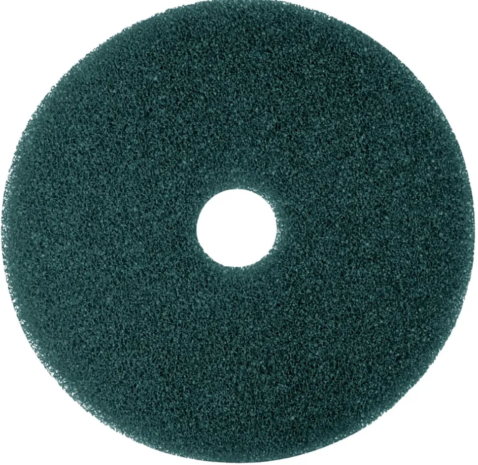 3M Niagara Cleaning Floor Pads, 5300N, 17", Blue, Pack Of 5