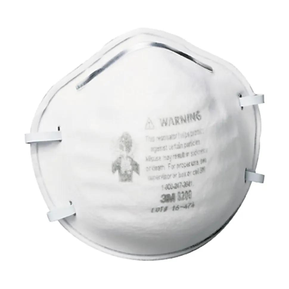 3M N95 Particulate Respirator 8200 Mask, White , Box Of 20