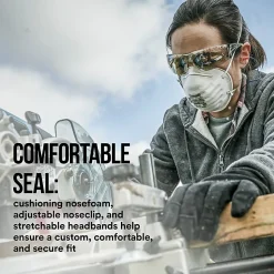 3M™ 8200 N95 Sanding and Fiberglass Respirator, White, 8200H20-DC, Pack of 20