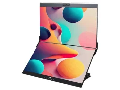 Mobile Pixels Geminos - Dual LCD monitor - 24" - 1920 x 1080 Full HD (1080p) @ 60 Hz - IPS - 250 cd/m² - 1000:1 - 2xHDMI, 2xUSB-C - speakers - black