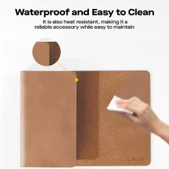 Mobile Pixels PU Leather Desk Mat, 31-1/2