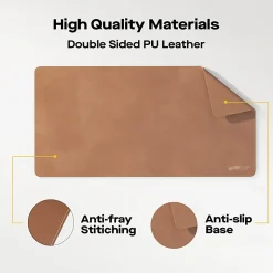 Mobile Pixels PU Leather Desk Mat, 31-1/2