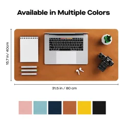 Mobile Pixels PU Leather Desk Mat, 31-1/2