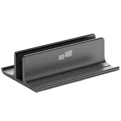Mobile Pixels Vertical Laptop Stand, 6-3/4”H x 4-1/2”W x 2-1/2”D, Black